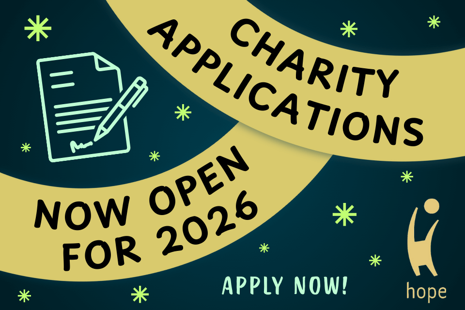2026 Charity Applications Are Now Open!